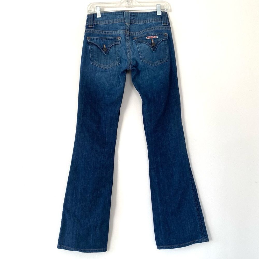 Hudson Blue Jeans Beth Mid-Rise Baby Bootcut Leg sz 26 Boho Western Casual